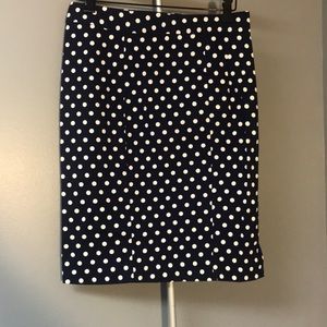 Pixley Polka-Dot Midi Skirt